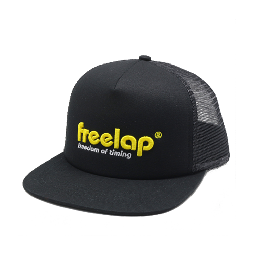 Freelap 3D embroidered flat trucker cap