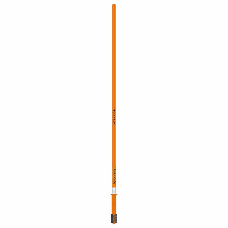 Orange 31mm Reinforced Plastic Flex pole: 175cm shaft w/ Xba