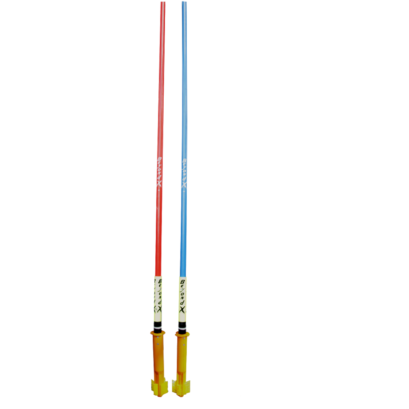 Red metal Flex pole: 25mm Jr. 160cm shaft w/  Xbase lite