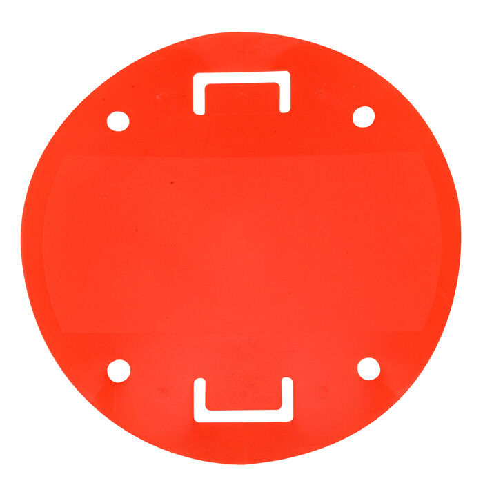 Blank orange marking disk