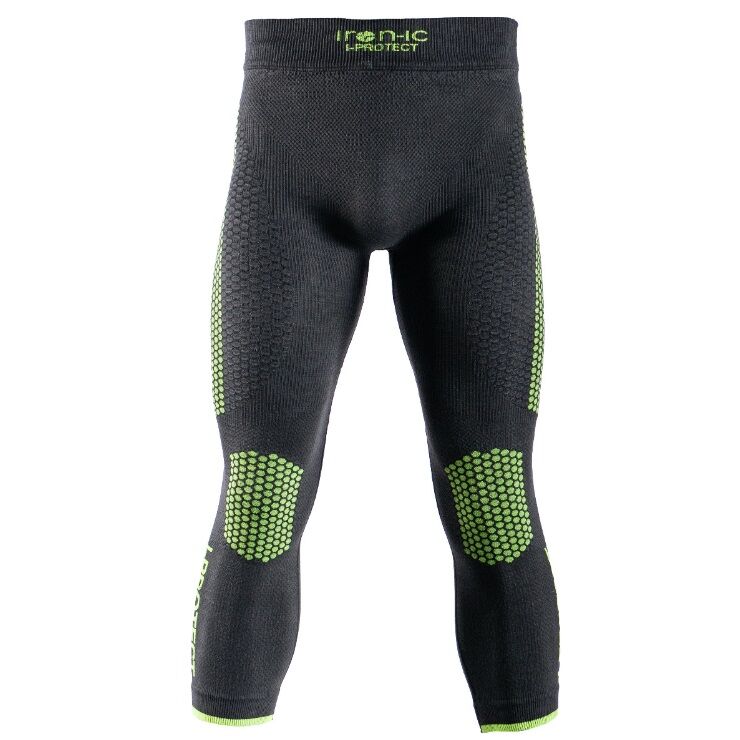 Iron-Ic Short Tecnici Uomo I-Power Seamless – Compressione Graduata E Struttura Extra Traspirante Per Sport Indoor E Outdoor, Adatti Per Running, Fitness E Trekking