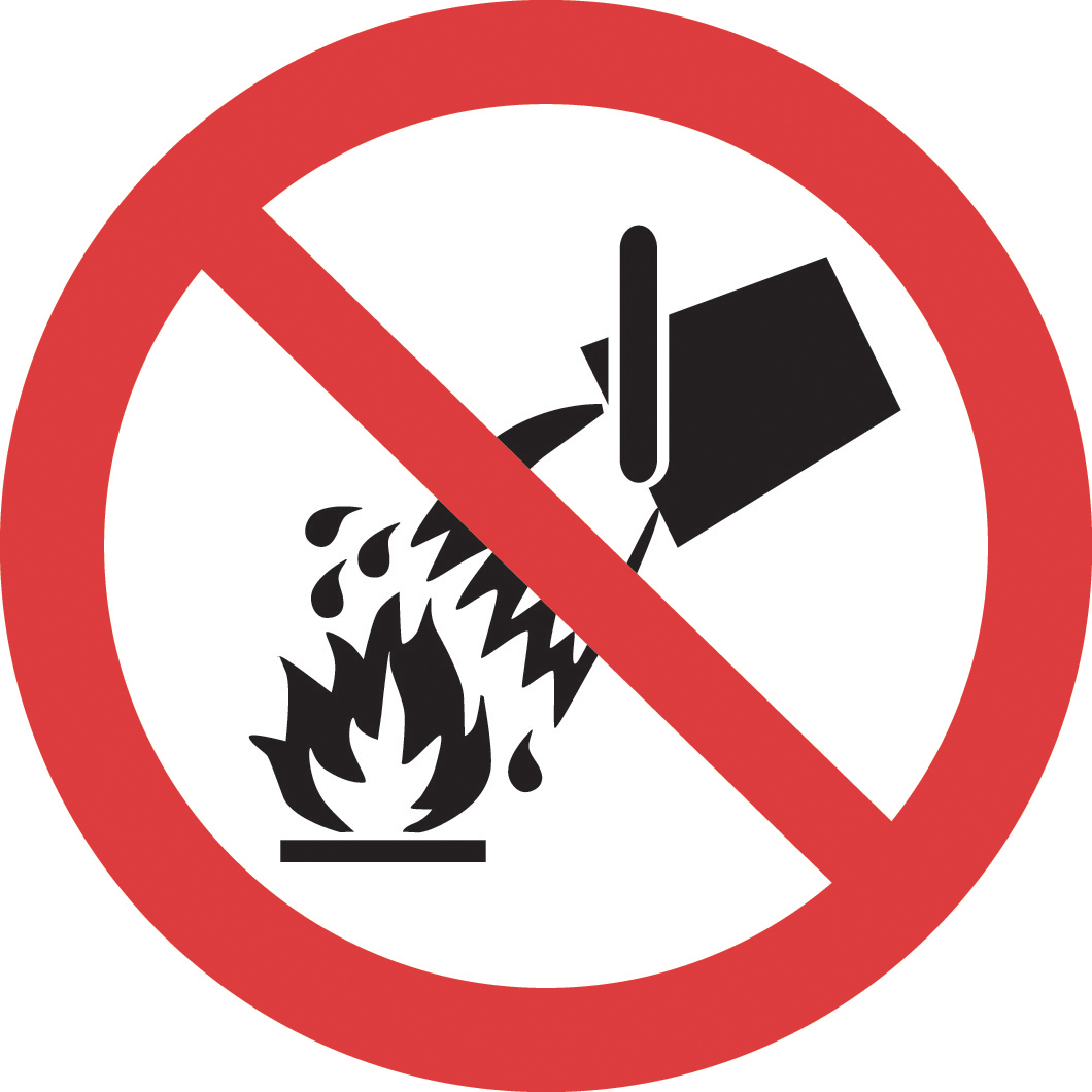 F04, Förbj vattensläckning