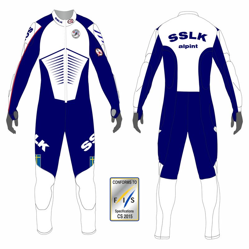 Sollentuna GS FIS suit, Slim-fit