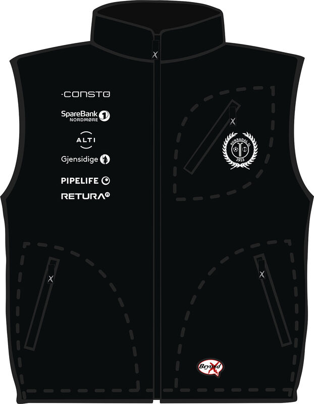 BF49b SoftShell vest, Surnadal cpu1513b