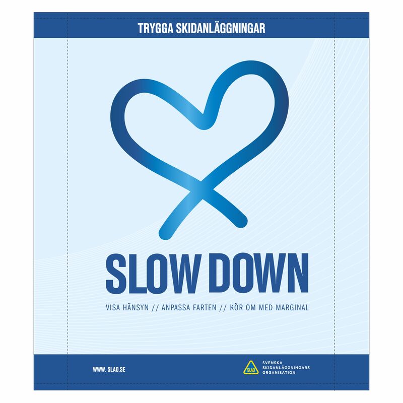 SLAO Slow Down 95x115cm, utan käpp