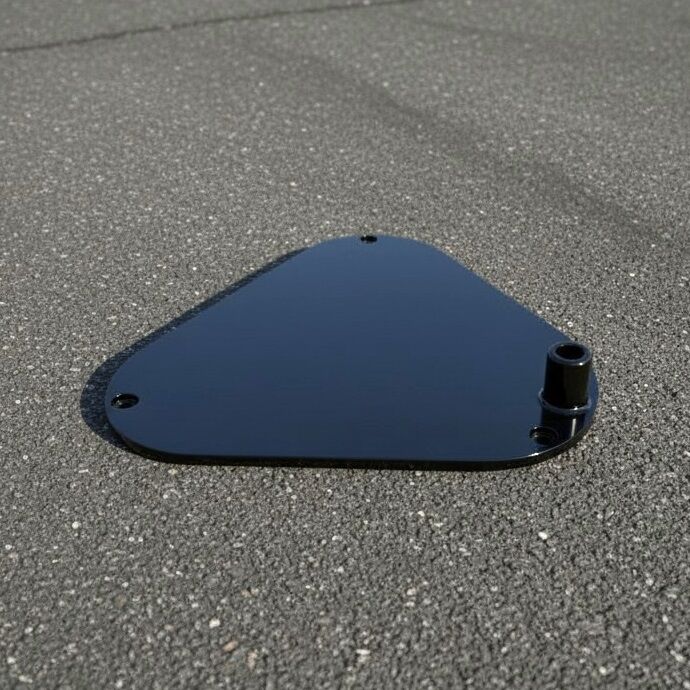 Metal platform for Rollerblade slalom course setting on tarm