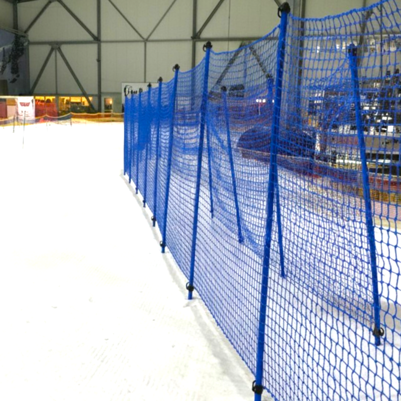 20x2m B-net ready-assembled on 11 B-net poles, BLUE