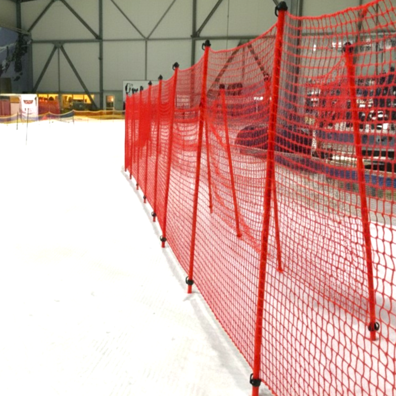 20x2m B-net ready-assembled on 11 B-net poles, RED