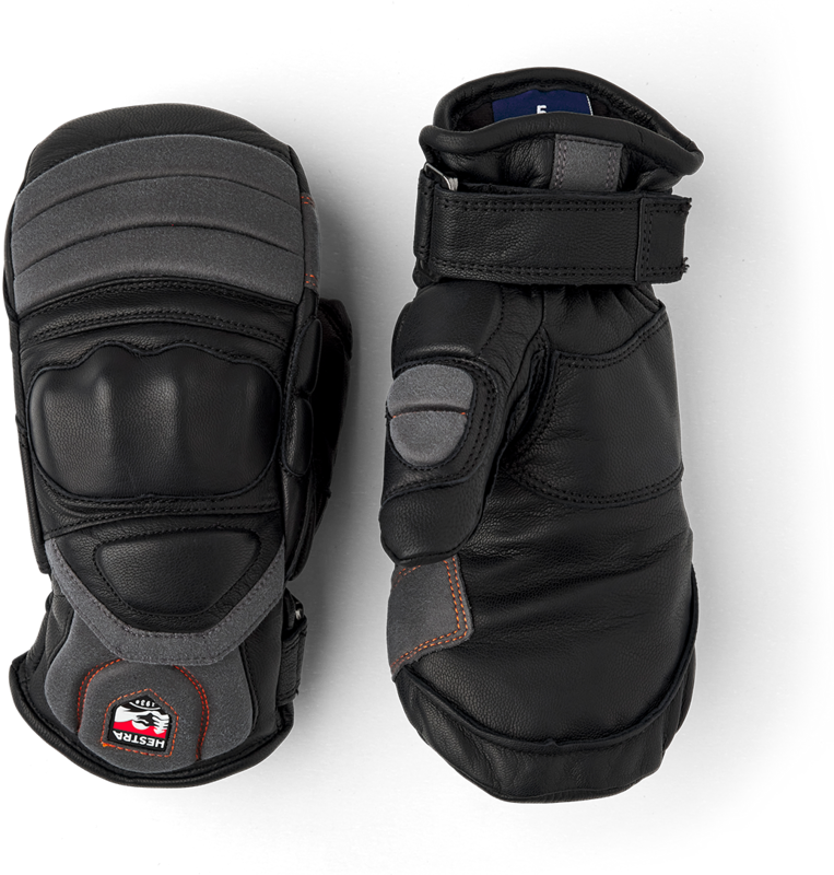 HESTRA Impact Racing Jr. Mitt  Black/Flame red