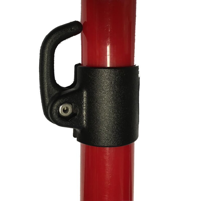 Sliding B-net hook with lever acting as hook
