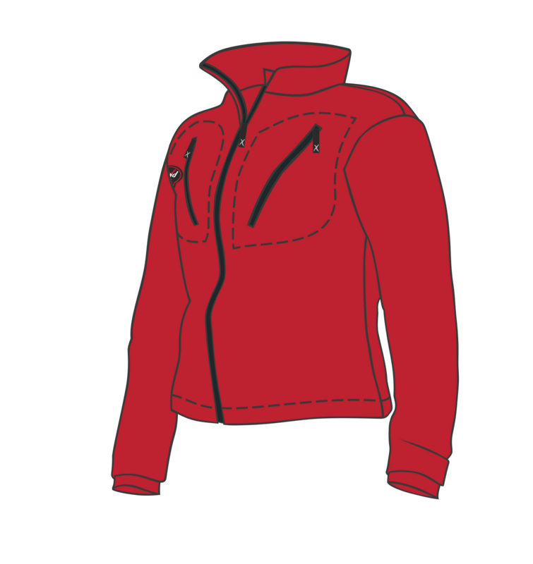 BF40 SoftShell jacket, RED