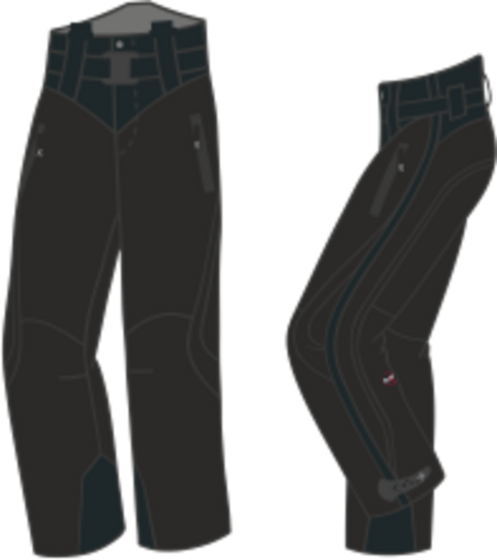Side-zip shell pants