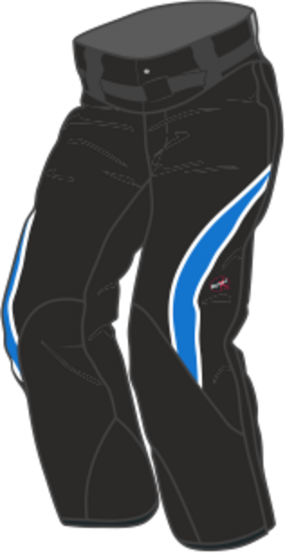 Side-zip insulated pants