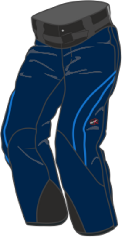 Side-zip insulated pants