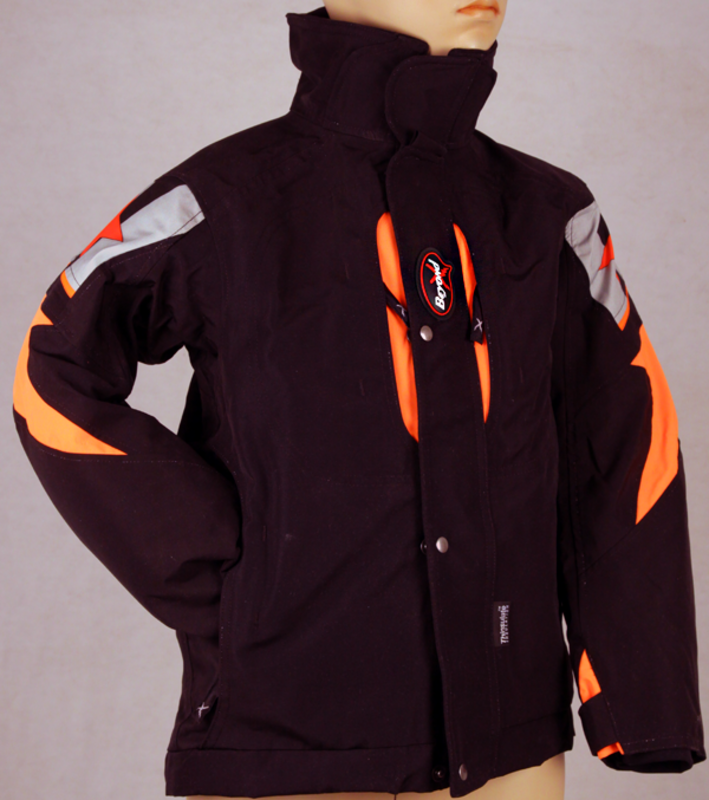 Hip length insulated jackets w cust. Print area