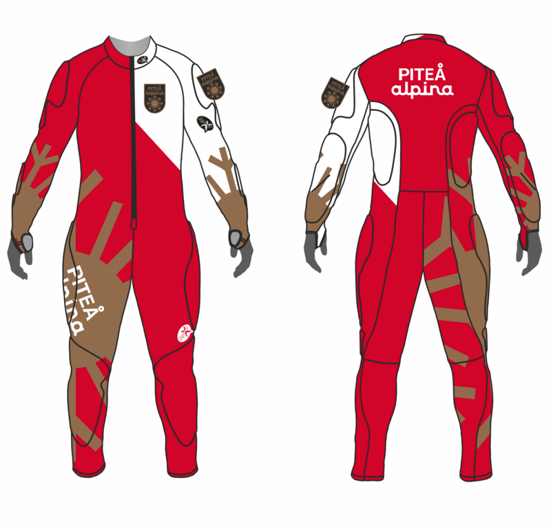 BR43 Piteå Race Suit No fis CP1609 Röd