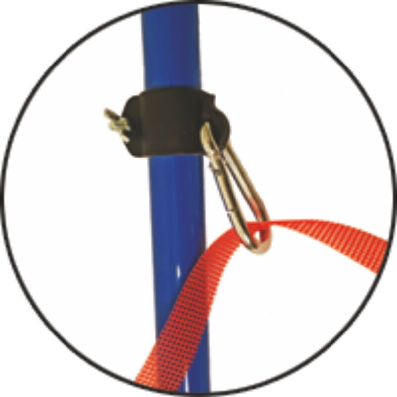 Polyfence hook with snaplink (Fits on 31mm pole)