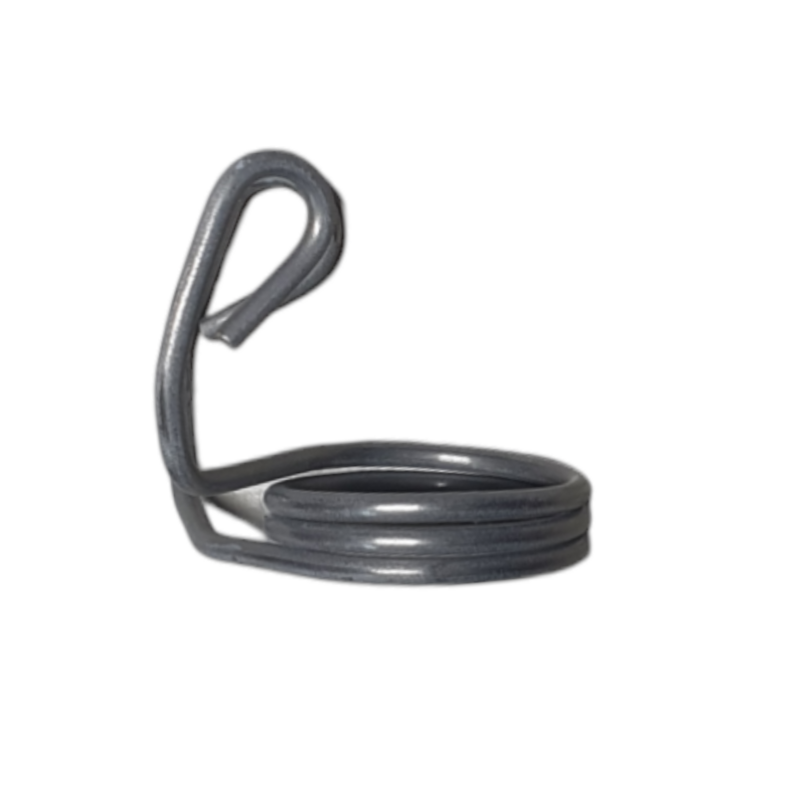 Spring metal C-net hook