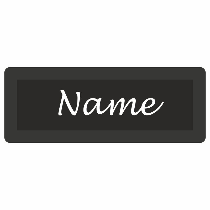 Nametag Flottsbro 3x8cm, digitally printed