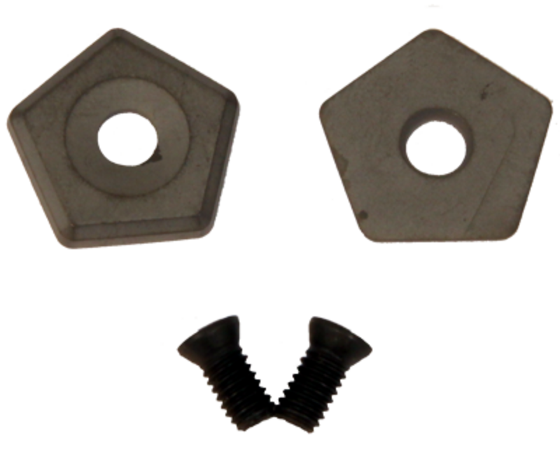 Set of replacement hard metal points for 32 & 35mm drill bit