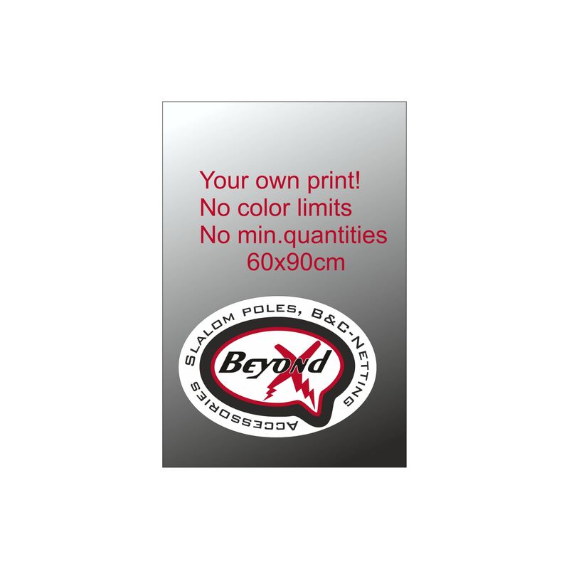 Printed fabric banner with hook Velcro