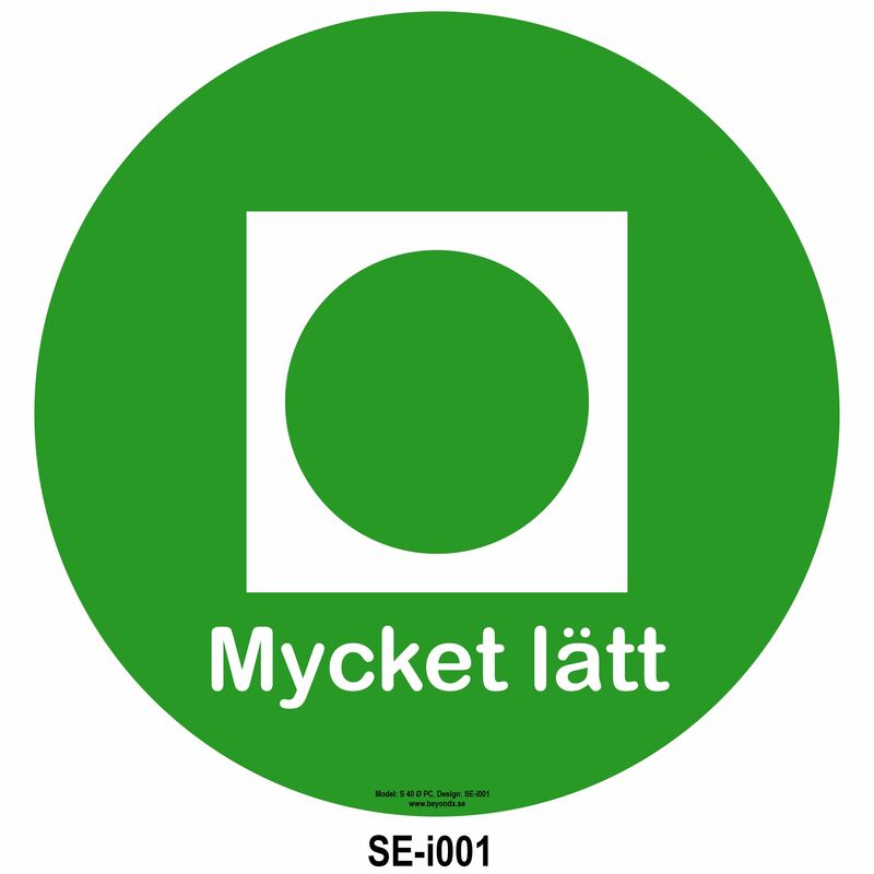40cm rund, Mycket Lätt