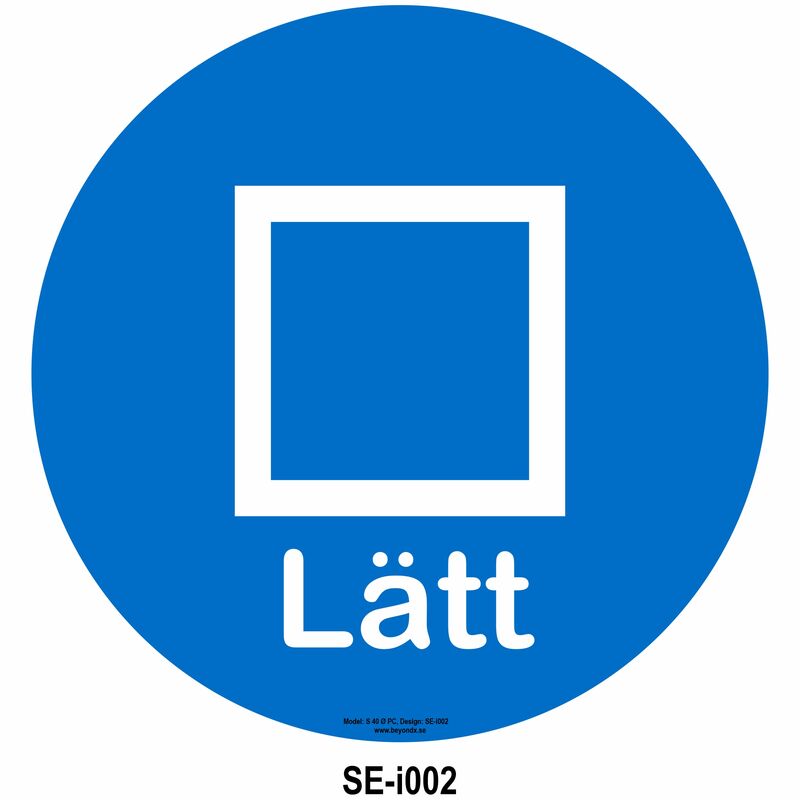 40cm rund, Lätt