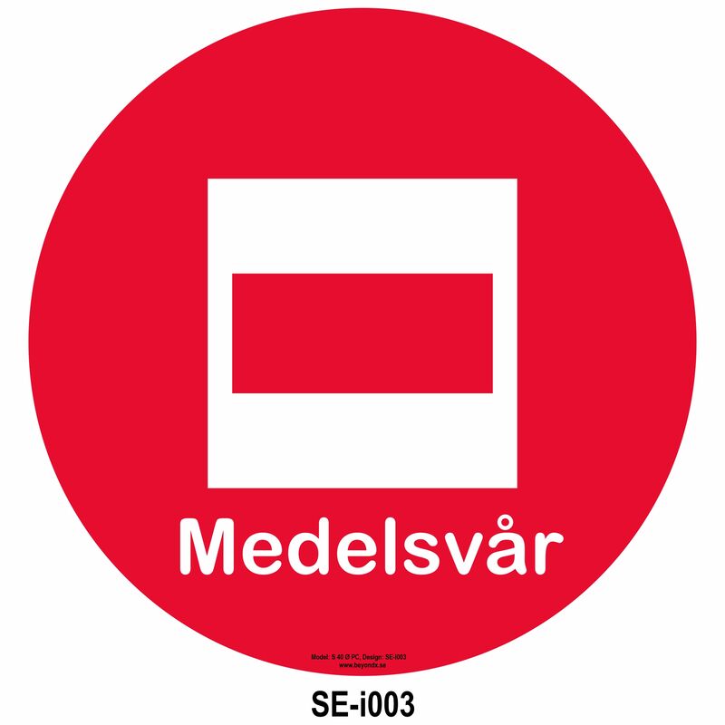 40cm rund, Medelsvår