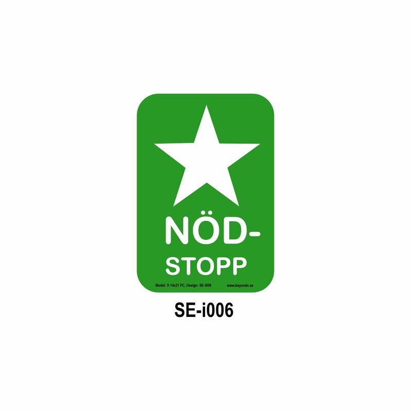14x21cm, NÖDSTOPP