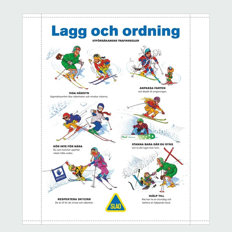 SLAO Lagg&Ordning 95x115cm, utan käpp
