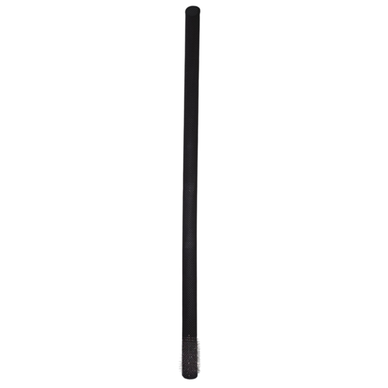 Black Mesh 80cm plastic tube, 35mm ø, compl. with Brush base