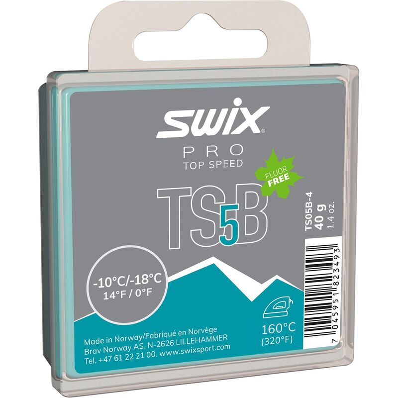 SWIX TS5 Black, -10°C/-18°C, 40g