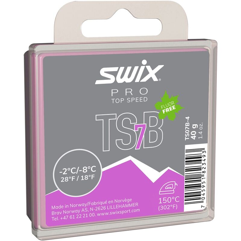 SWIX TS7 Black, -2°C/-8°C, 40g