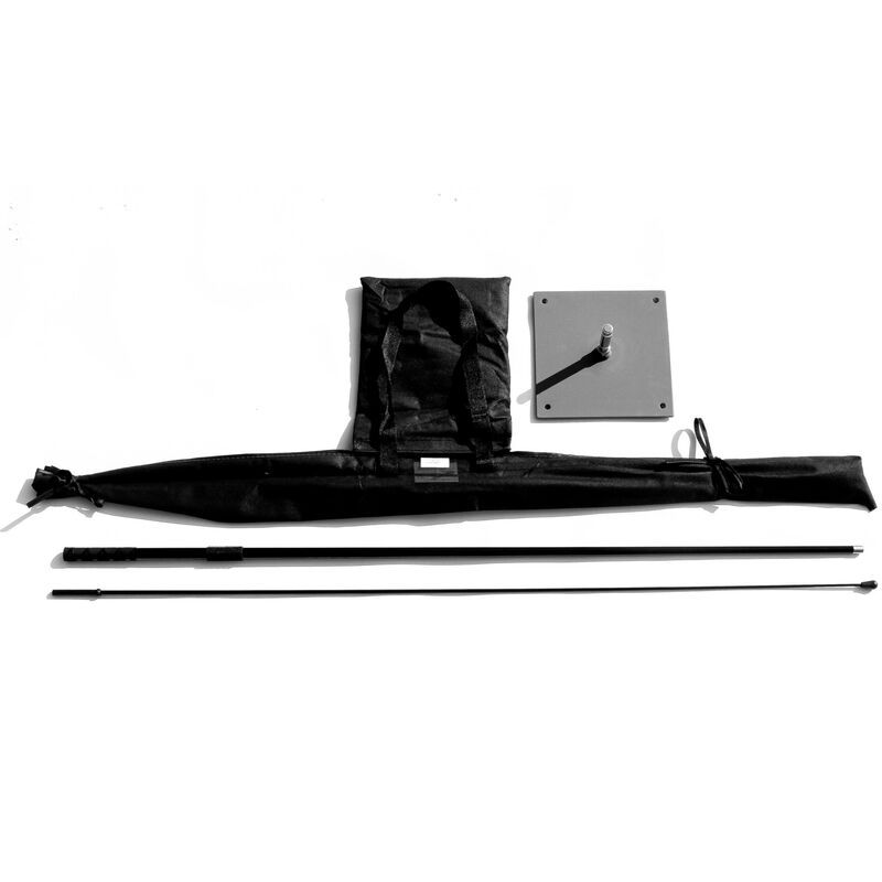 XS mast only, in composit material, 240cm. With base plate.