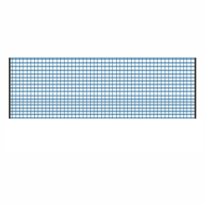 Zip-on Blue Polyfence section 0.8x2.5m