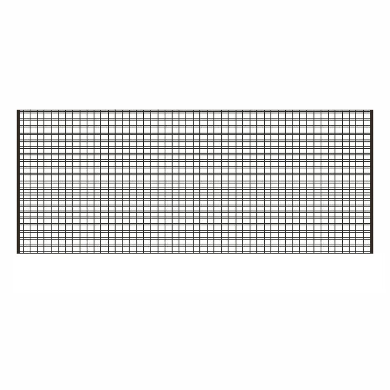 Zip-on Black Polyfence section 1x2.5m